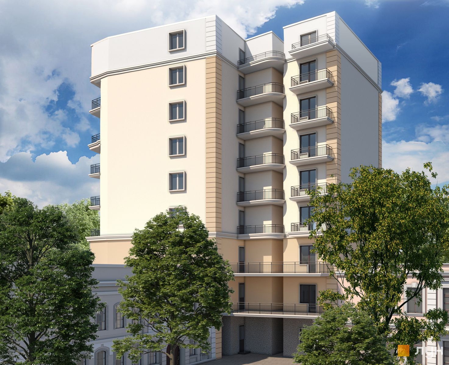 Визуализация дома. Фото: ЛУН