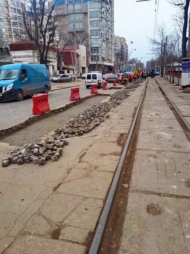 На Французском бульваре начался ремонт. Фото горсовета