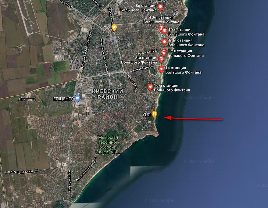 Скрин Google-map