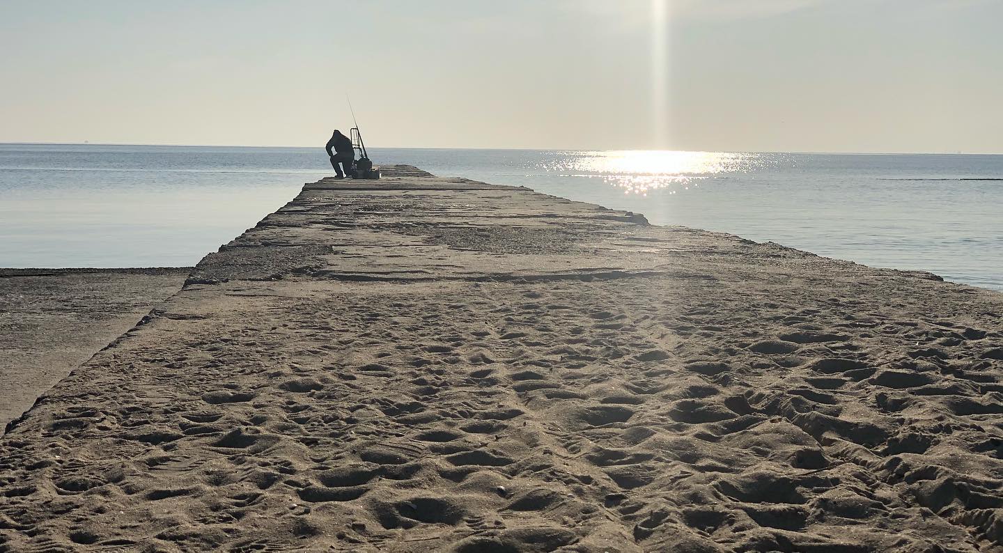 Одесские пляжи на время карантина Фото: Сергей Кравец.