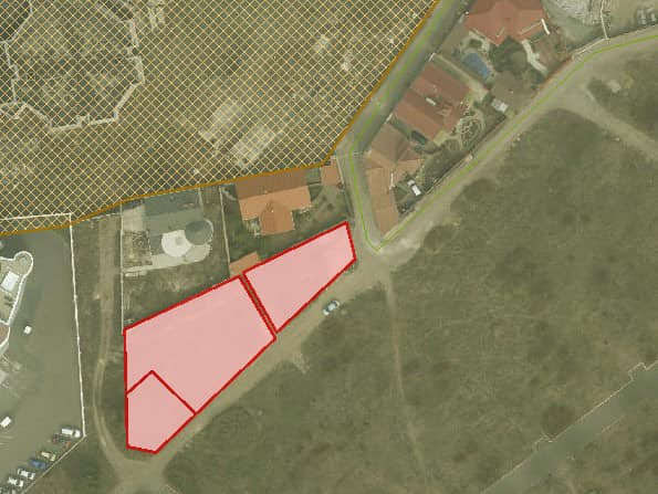 Карта с застройкой парка