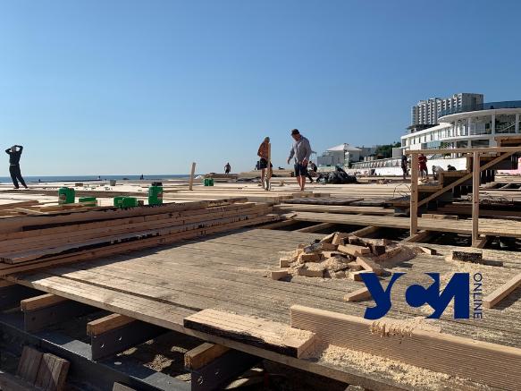 Настил в Аркадии. Фото: УСИ