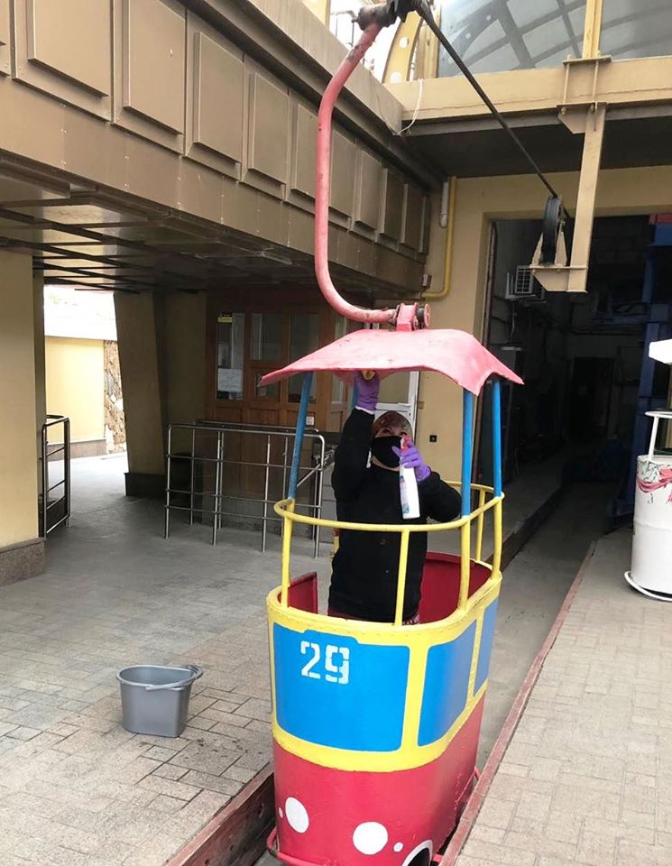 Со страницы Канатной дороги в Facebook