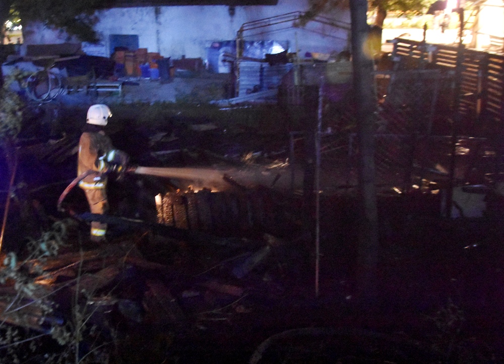 Пожар на Ланжероне Фото: ГСЧС