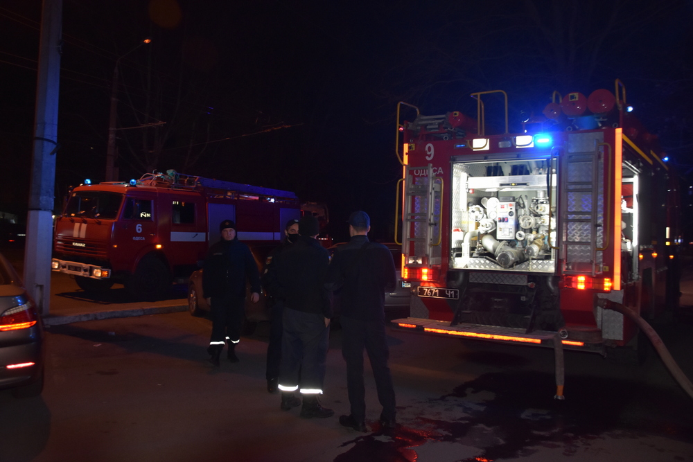 Пожар в одесском ресторане. Фото: ГСЧС