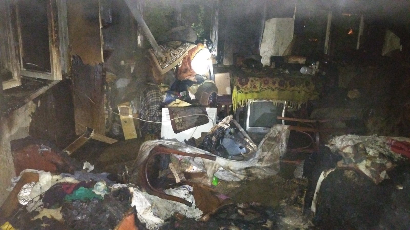 Под Одессой горел частный дом. Фото: ГСЧС