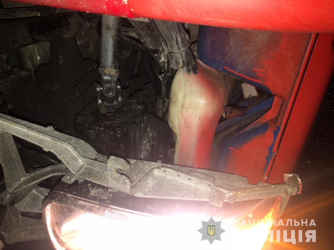 ДТП возле Клеверного моста. Фото: Нацполиция