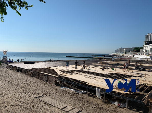 Настил в Аркадии. Фото: УСИ