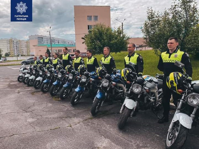 Мотопатруль в Одессе. Фото Нацполиции