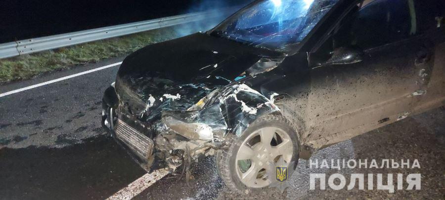 На трассе Одесса-Рени произошло серьезное ДТП. Фото: Нацполиция