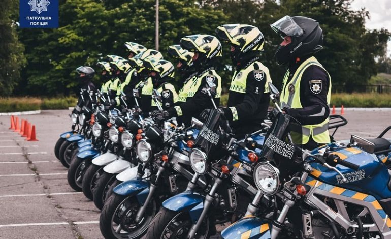 Мотопатруль в Одессе. Фото Нацполиции