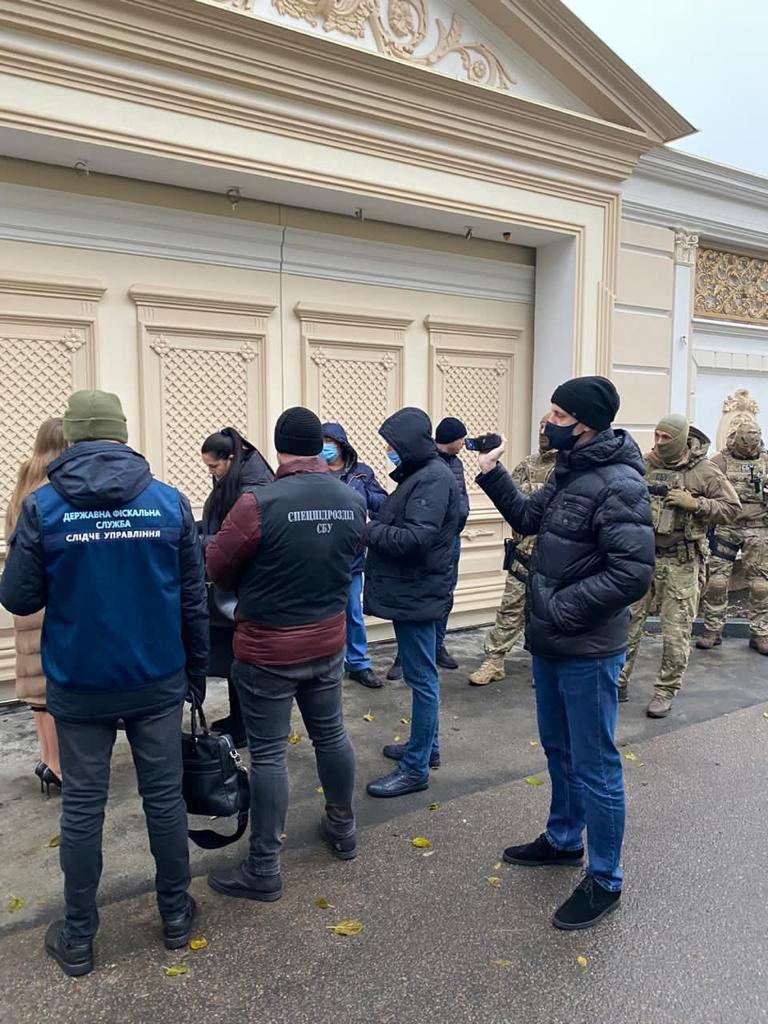 Обыски на Французском бульваре. Фото: lubimiygorod.od.ua