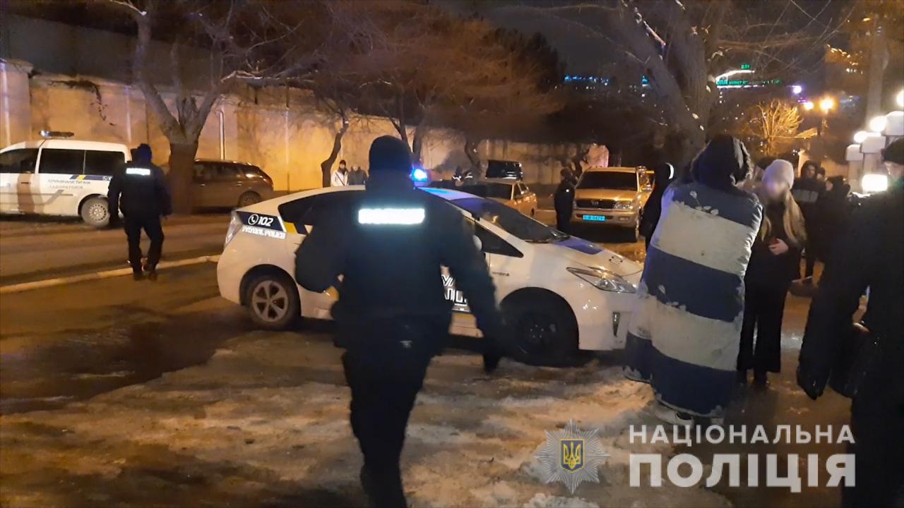 Пожар на Посмитного. Фото: Нацполиция