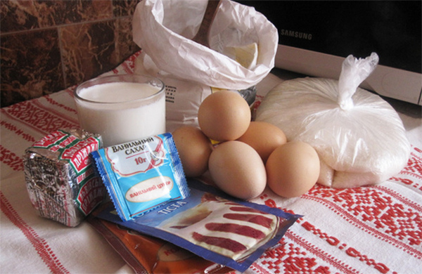 Ингредиенты для паски Фото: Полтавщина