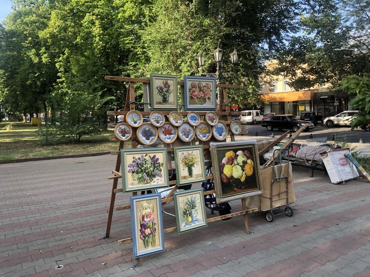 Картины на Соборке Фото автора