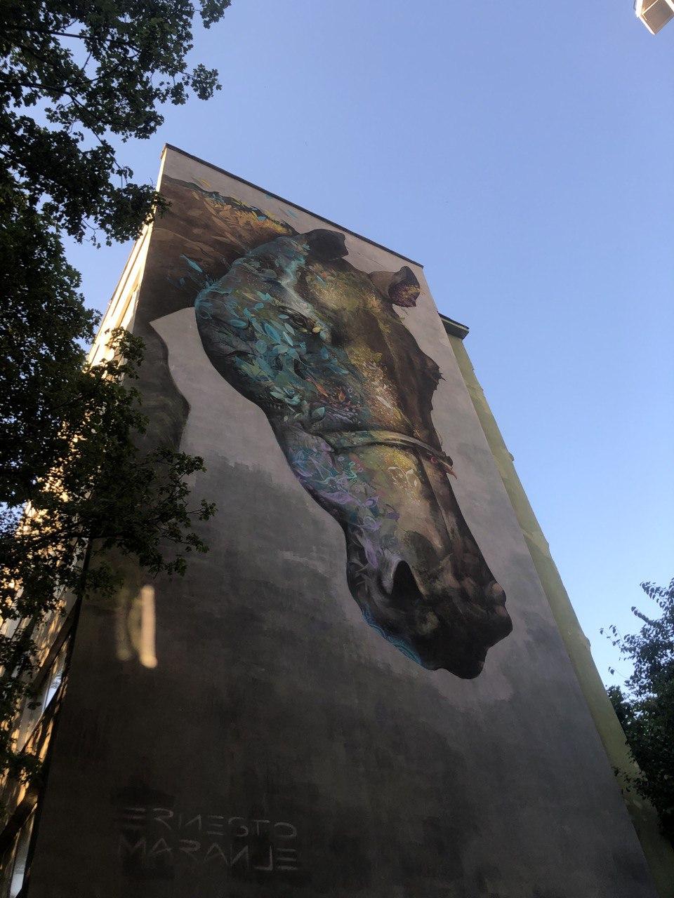 Мурал "Лошадь" Фото автора