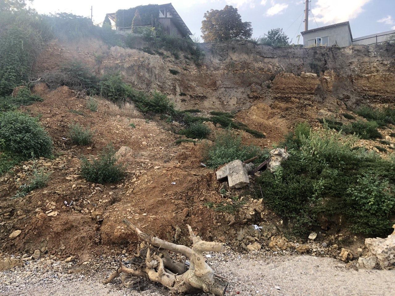 Место обвала