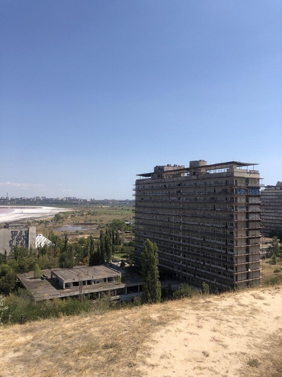 Вид на корпуса санатория "Куяльник"