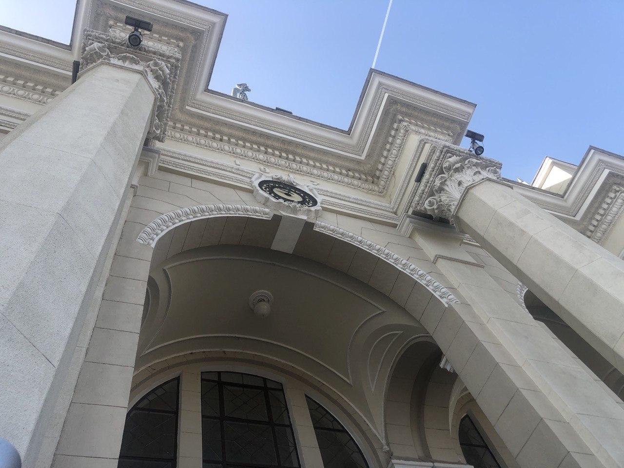 Часы одесского вокзала Фото автора