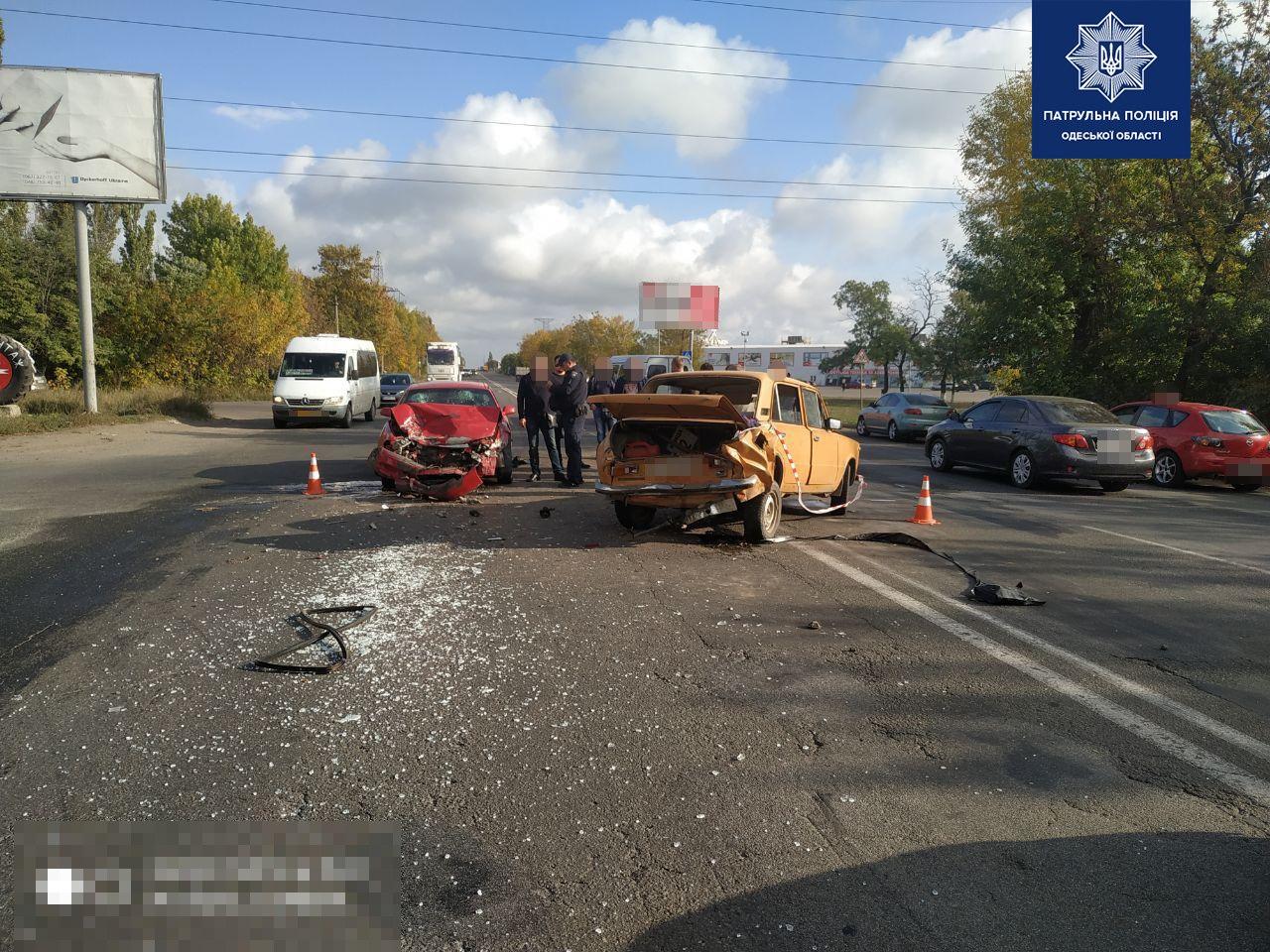 ДТП в Одессе. Фото: Патрульная полиция