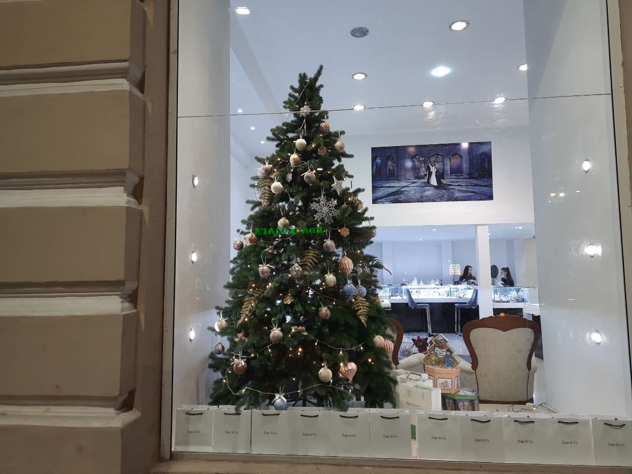 Новогодний декор в Одессе. Фото: Марина Повертайло 