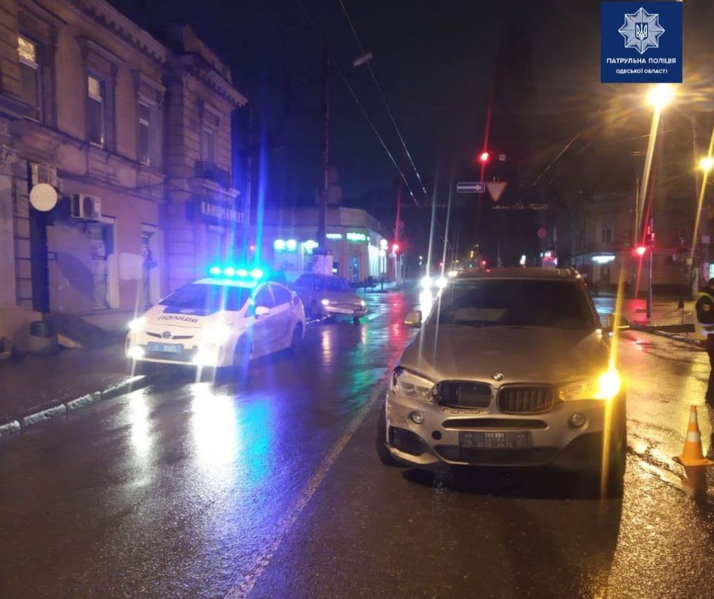 ДТП в центре Одессы. Фото: Патрульная полиция