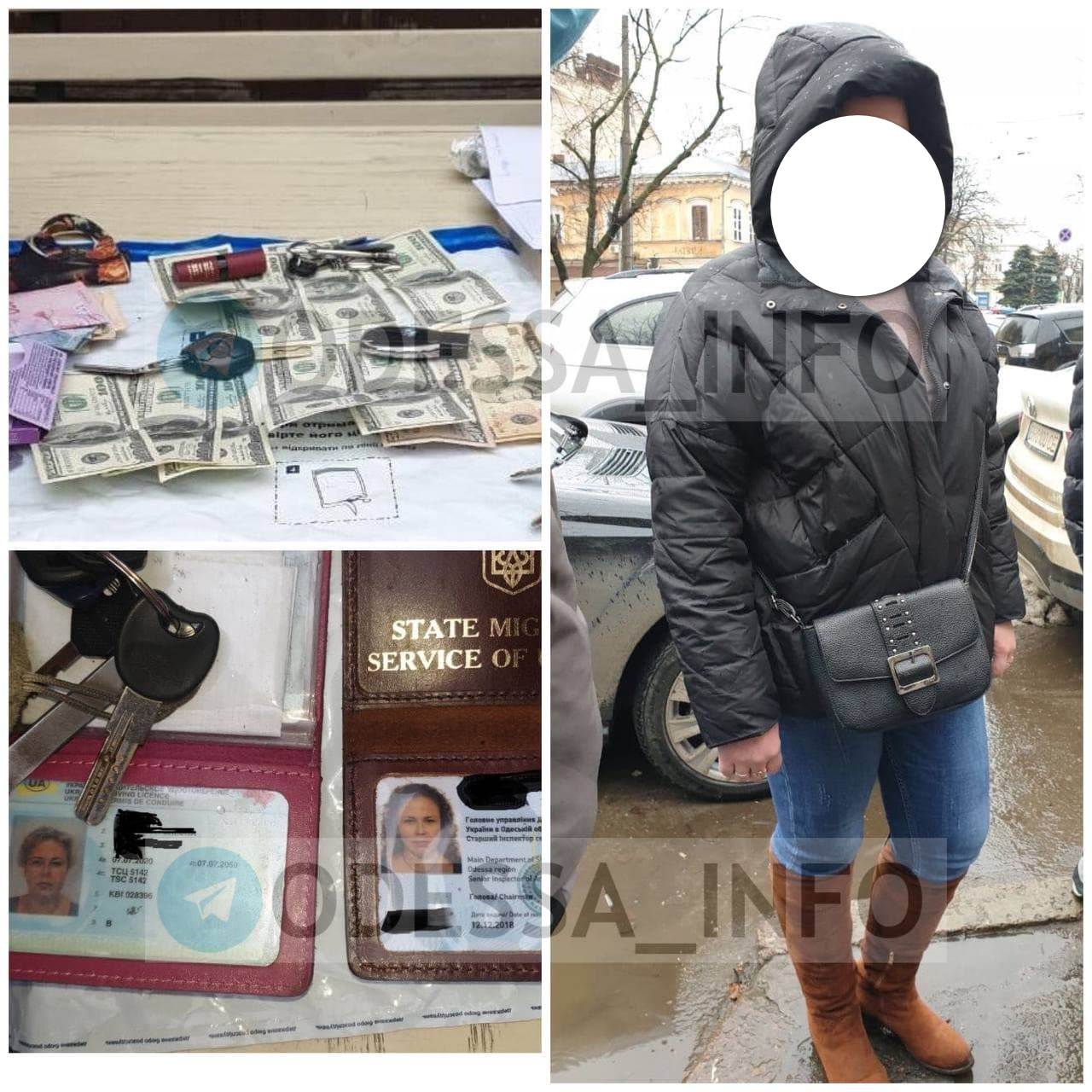 В Одессе сотрудницу миграционной службы поймали на взятке. Фото: odessa_info