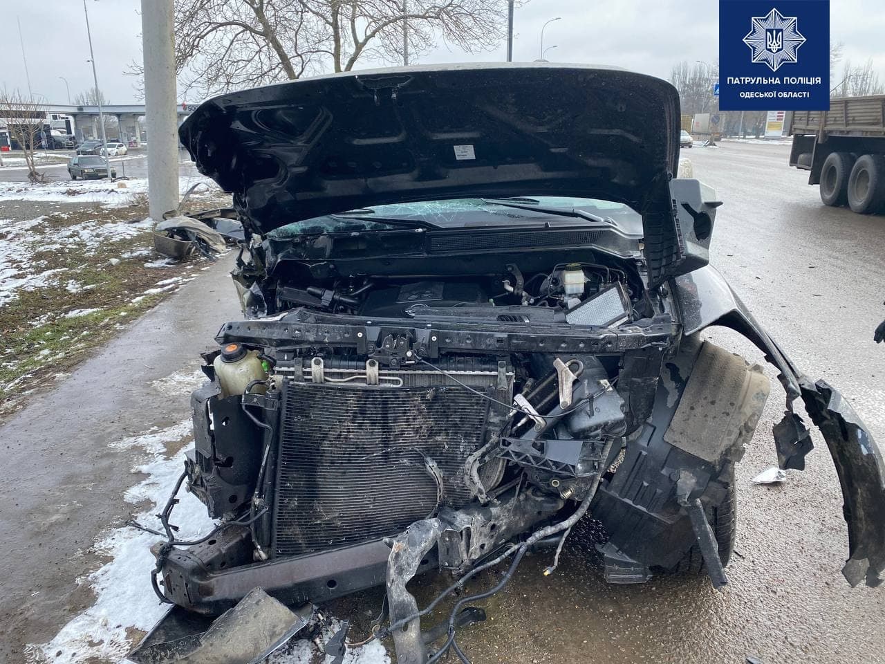 ДТП на Киевском шоссе. Фото: Патрульная полиция 