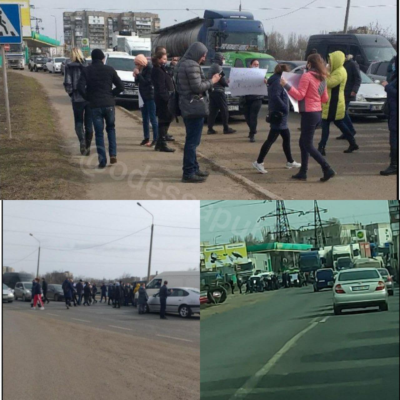 Митинг на Объездной дороге. Фото: odessapublic