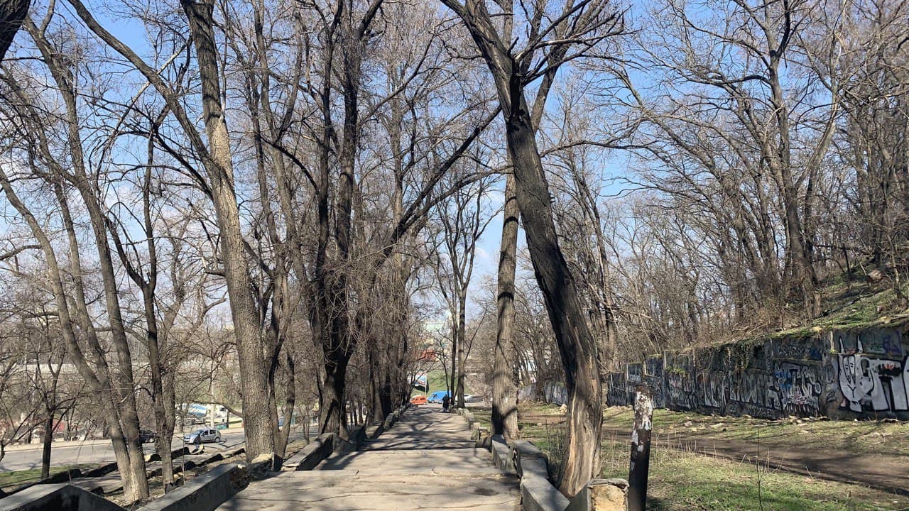 Херсонский сквер в Одессе. Фото автора