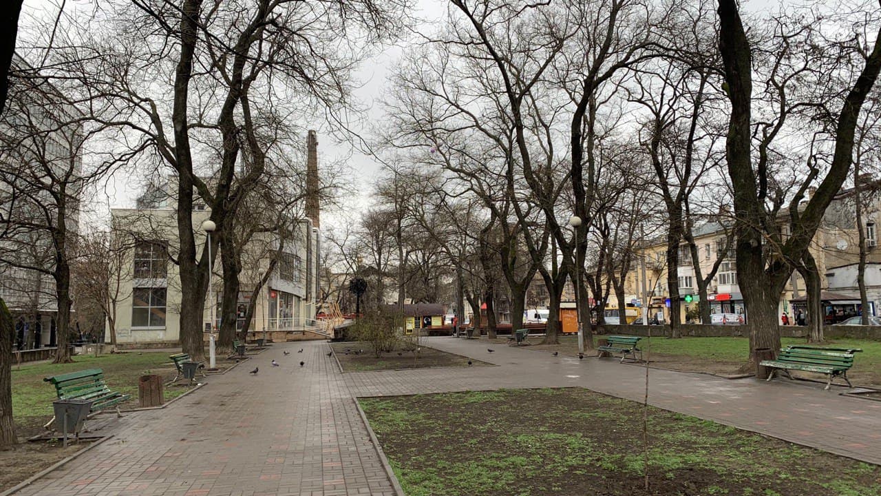 Старопортофранковский сквер. Фото автора 