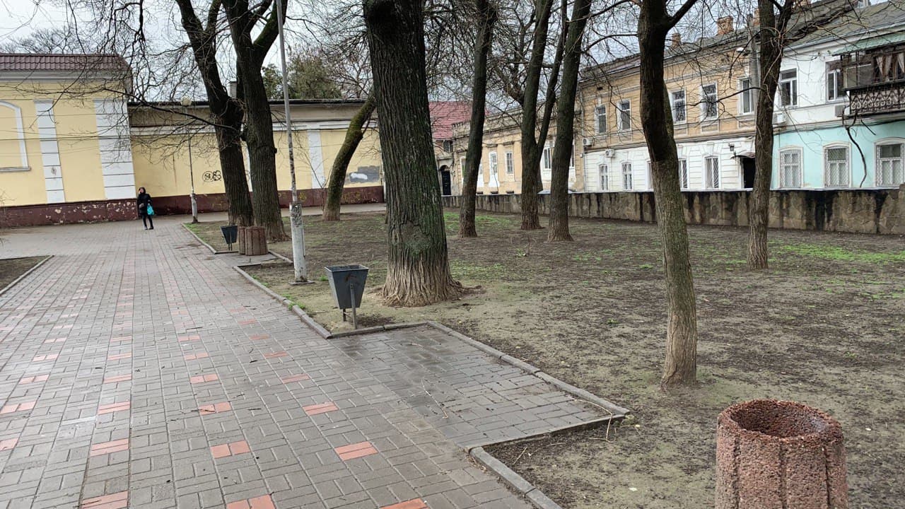 Старопортофранковский сквер. Фото автора 