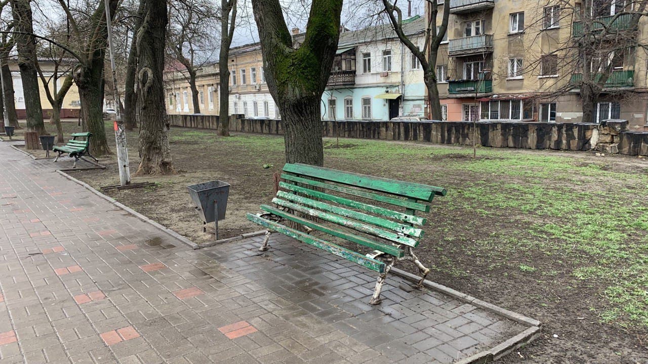 Старопортофранковский сквер. Фото автора 