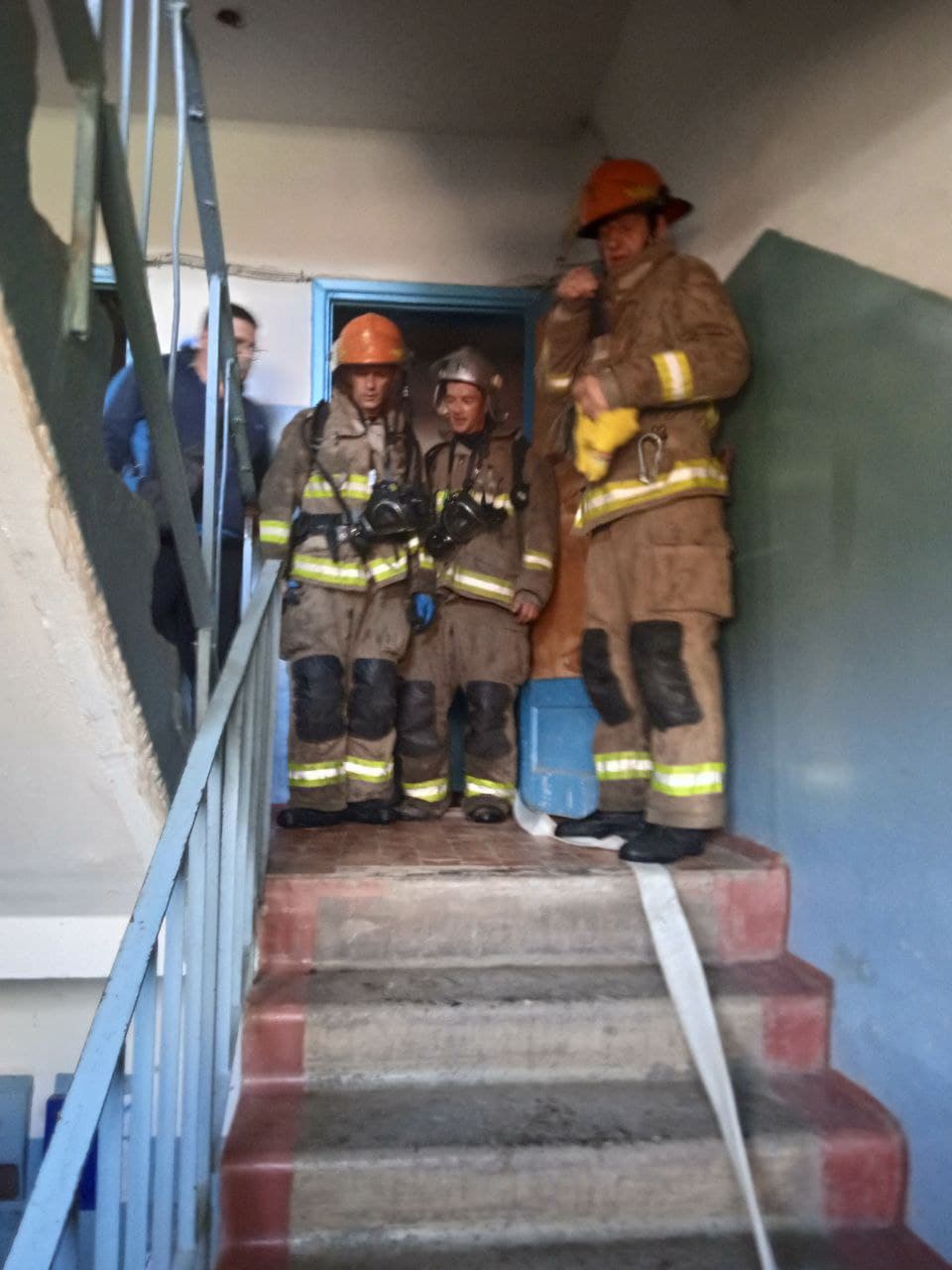 Пожар в Теплодаре. Фото: ГСЧС