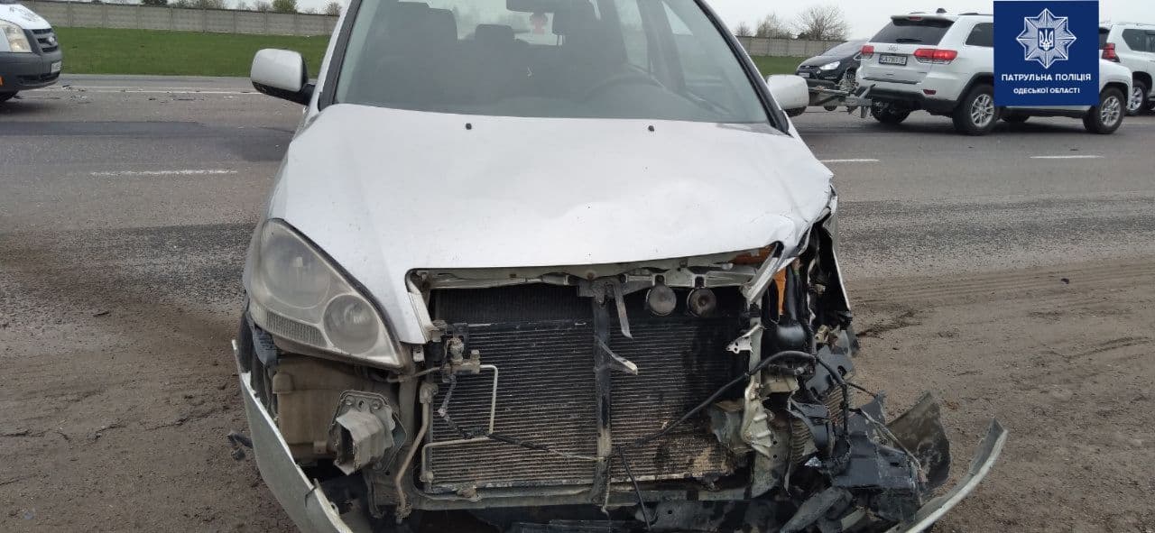 ДТП на Объездной. Фото: Патрульной полиции 