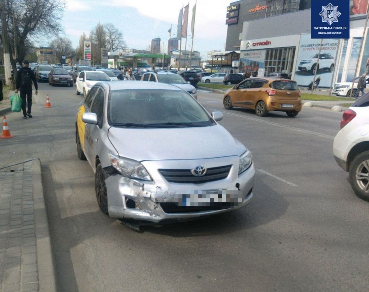 ДТП с мопедистом. Фото: Патрульная полиция