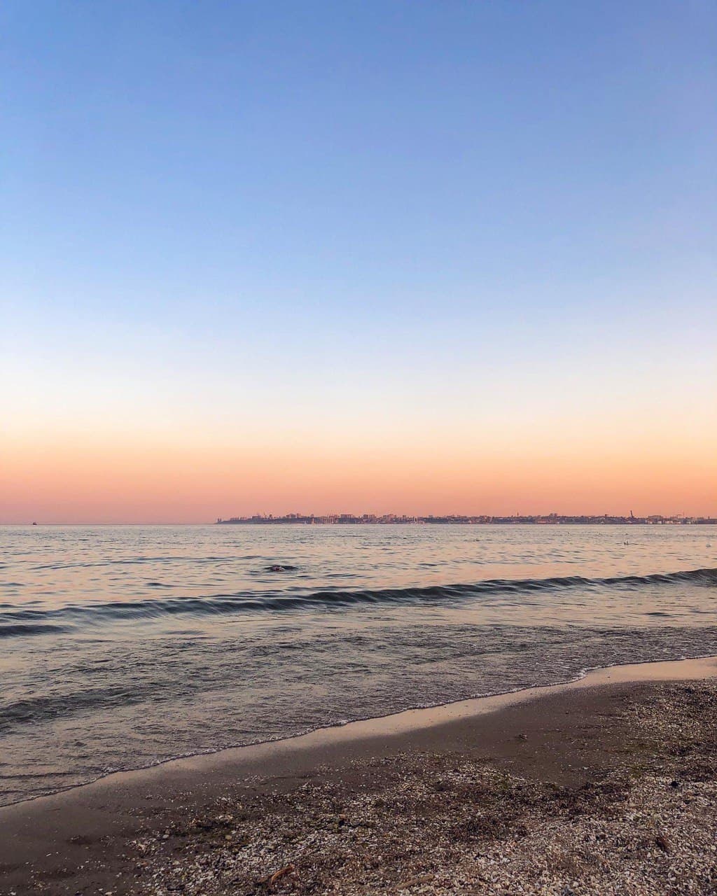 Закат в Лузановке. Фото автора