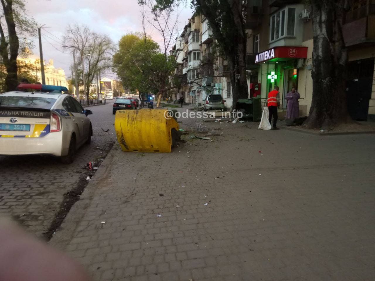 ДТП на Итальянском бульваре. Фото: odessa_info