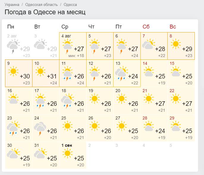 Скрин: Gismeteo