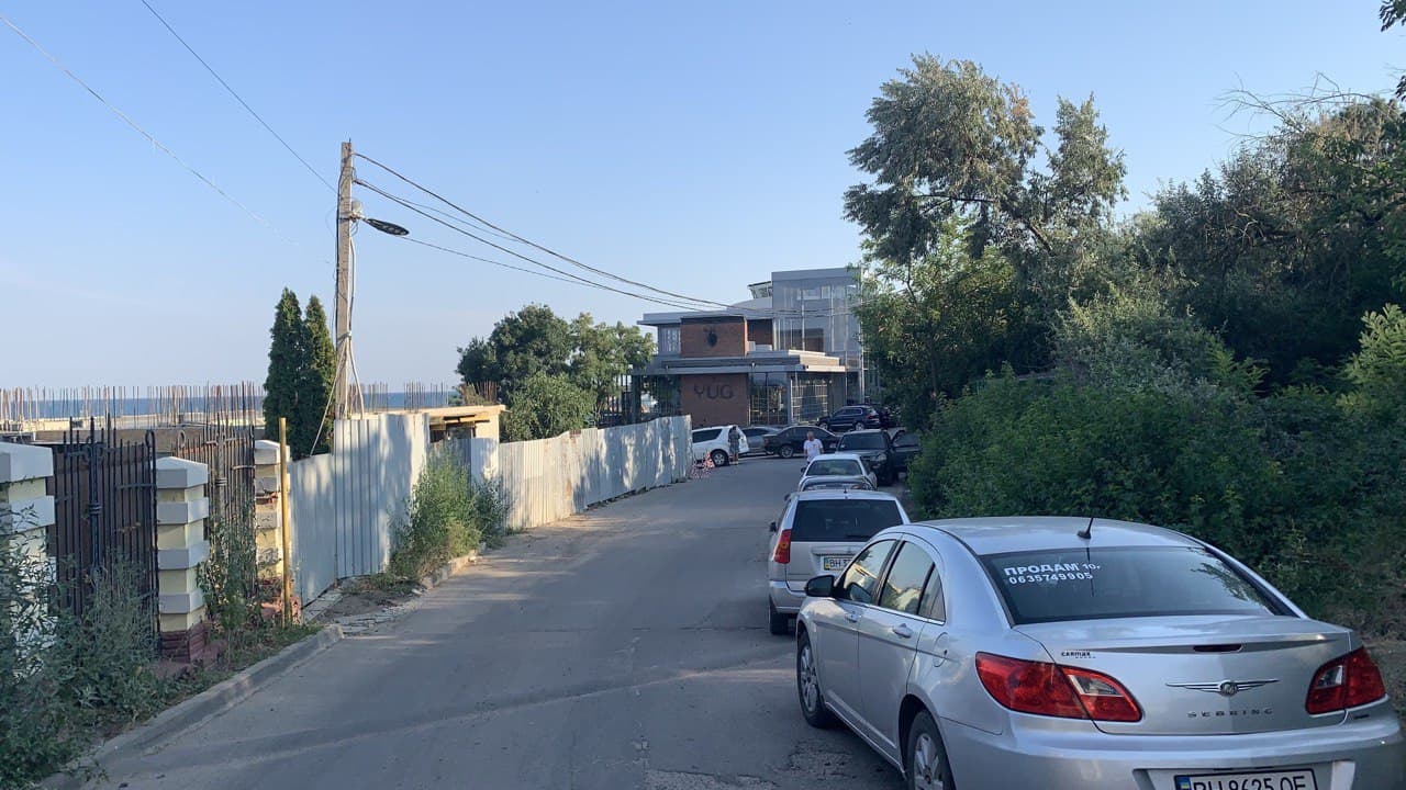 Поворот к ресторану. Фото автора