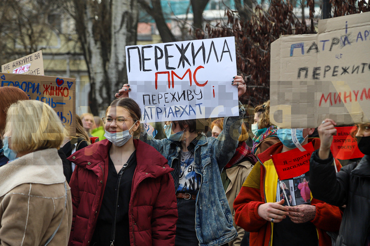 Марш женщин. Фото: Думская