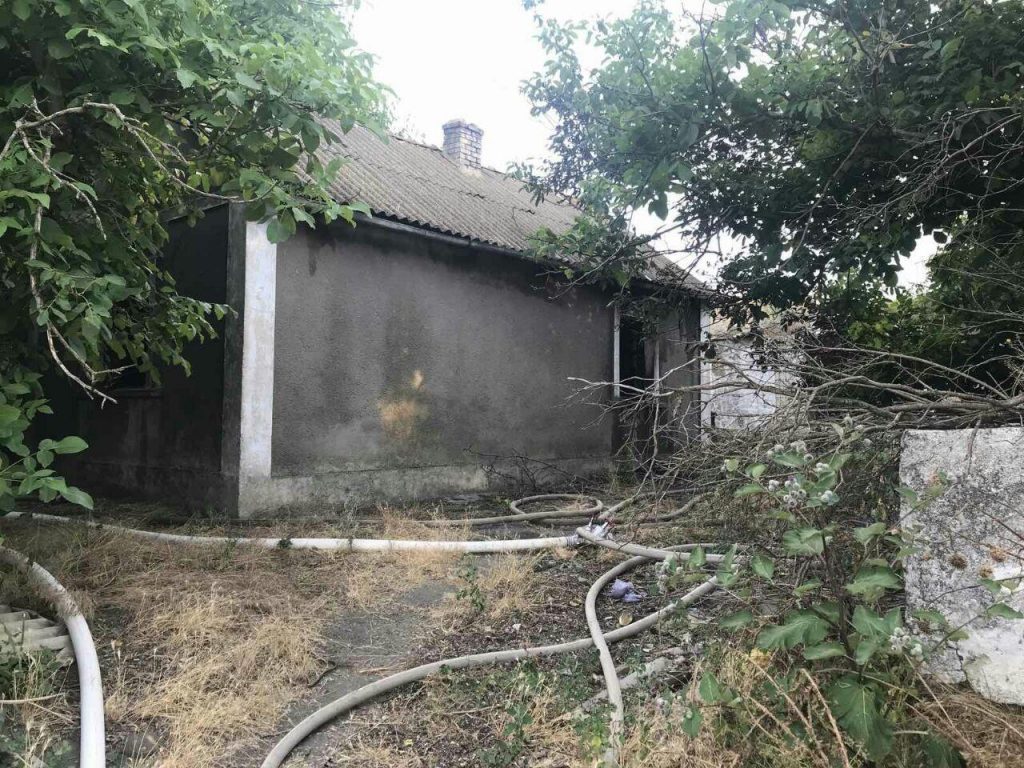 Пожар в Лиманском районе Фото: ГСЧС