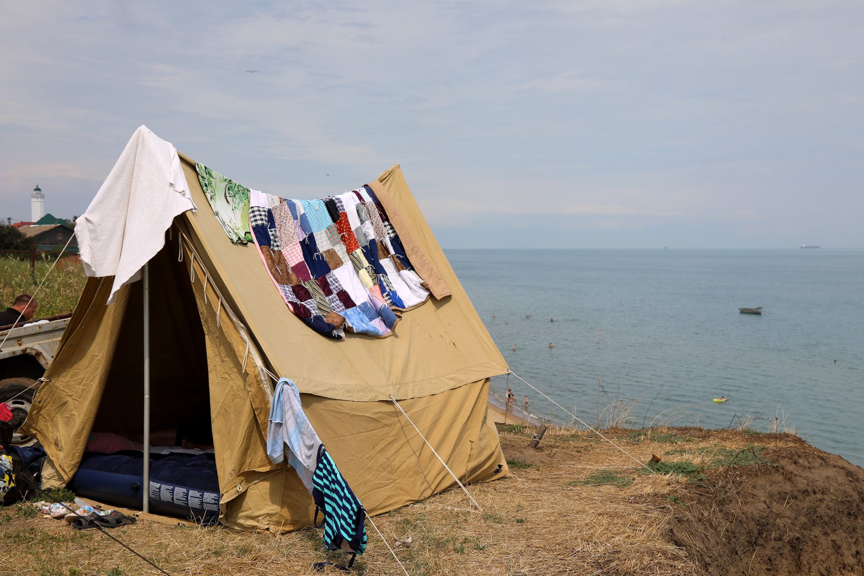 Кемпінг біля моря Фото: