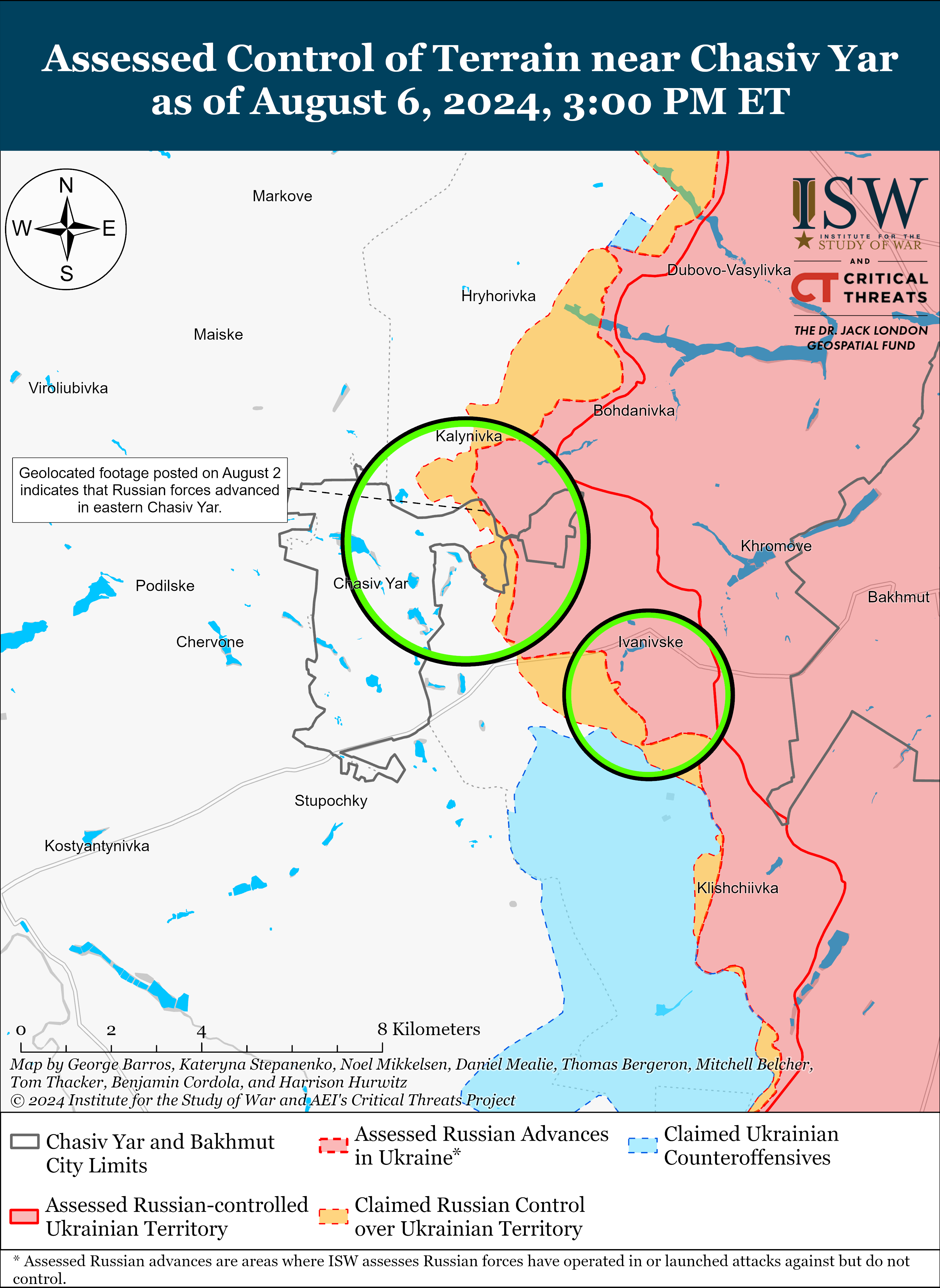 Карта боевых действий.