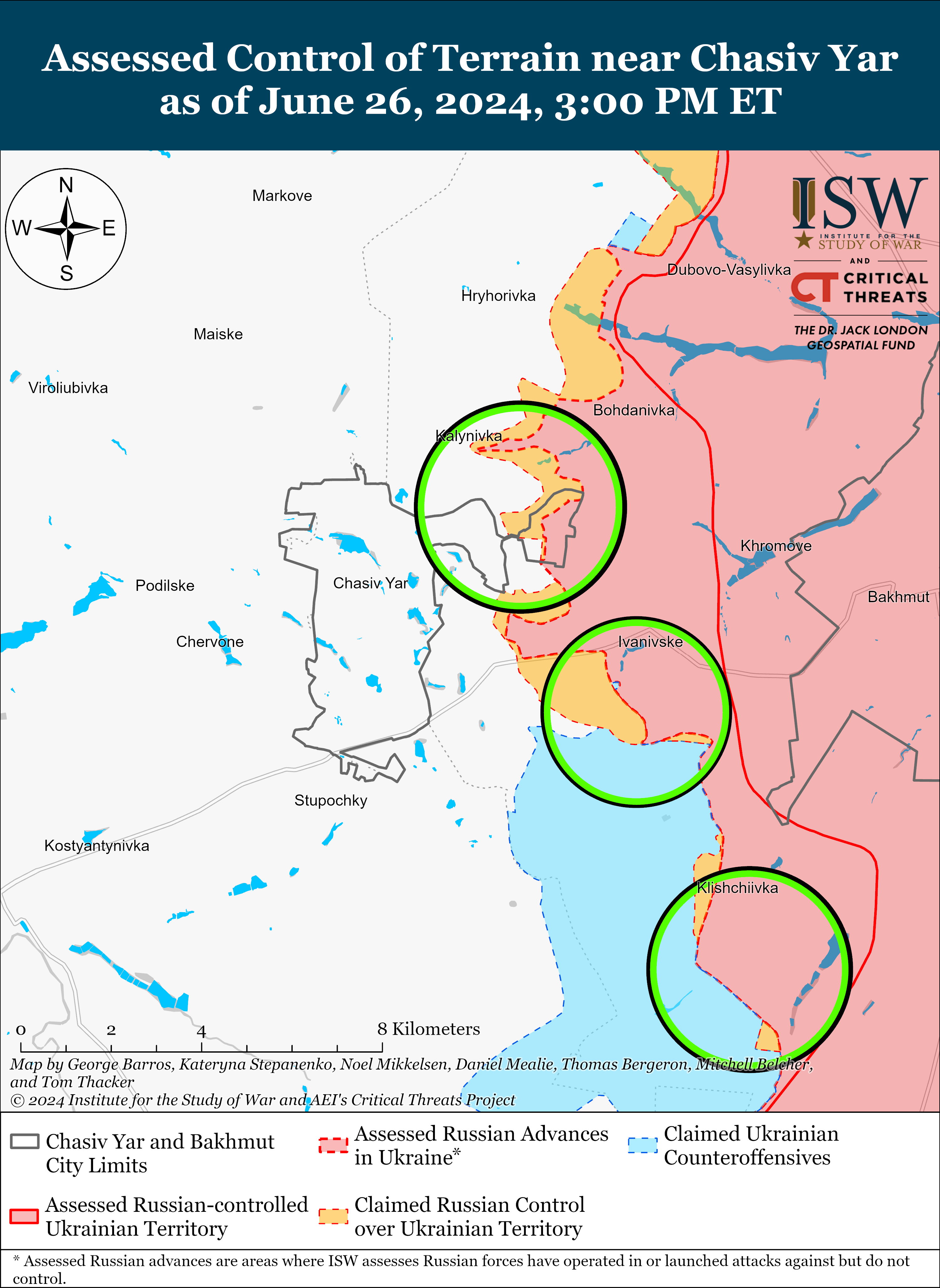Карта боевых действий.
