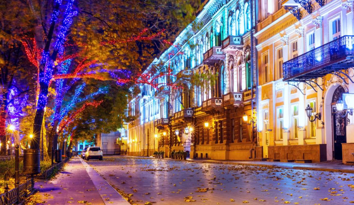 Приморский бульвар в Одессе.