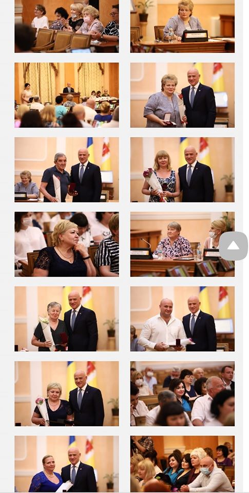 День медработника в Одессе. Фото со страницы Елены Ротари