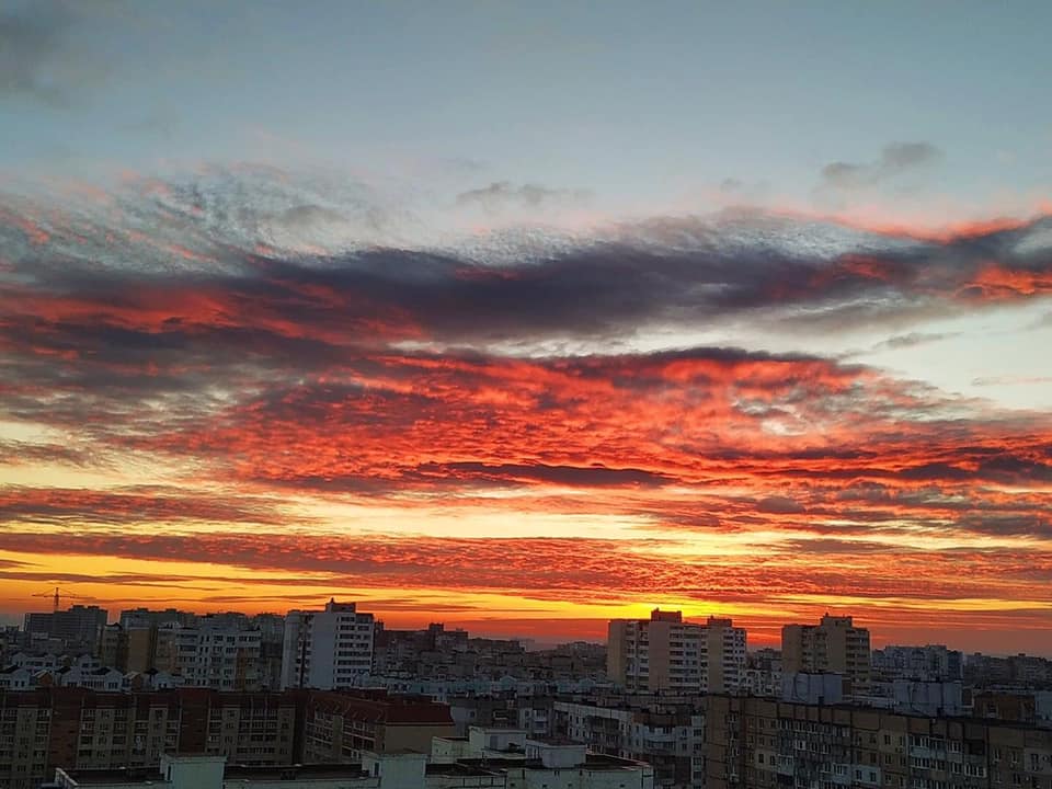 Закат 25 ноября 20202 года в Одессе. Фото: Татьяна Ильина