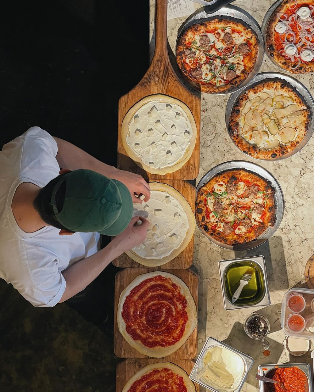 Mimoza Brooklyn Pizza.