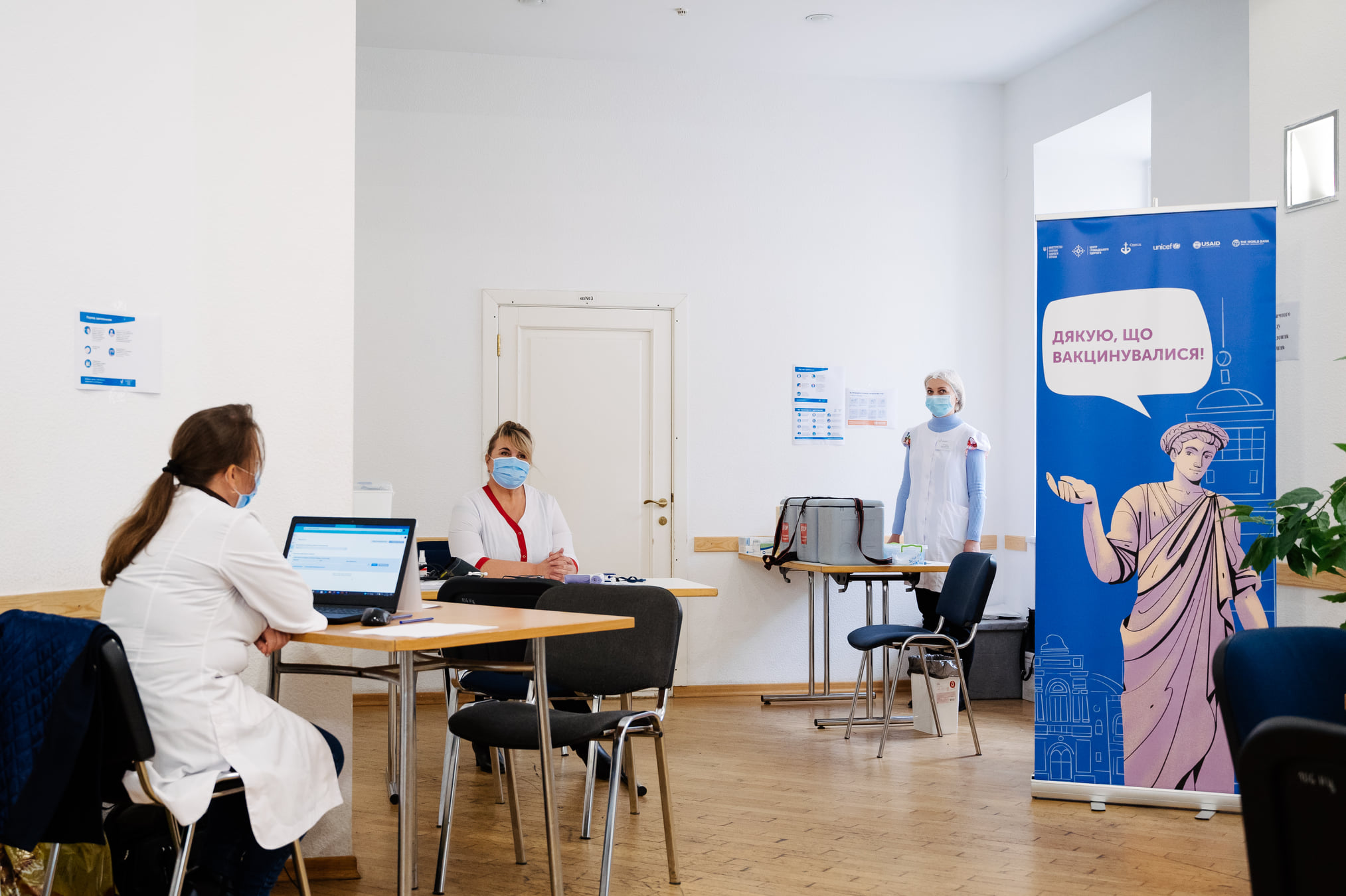 В одесской Кирхе теперь прививают от коронавируса.